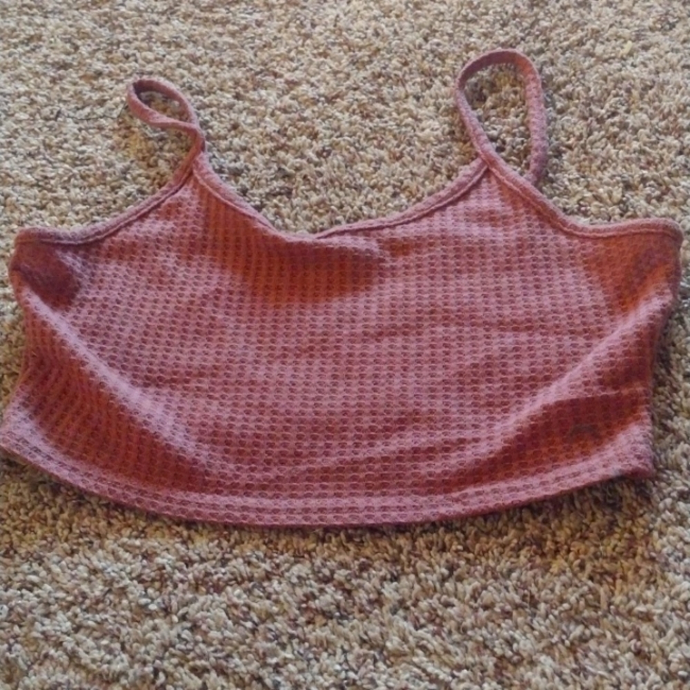 pink Crop top